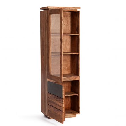Витрина Secret de Maison Росвуд/Rosewood (мод. GK9801-192) массив палисандра/стекло, 60х40х192см, натуральный тонированный