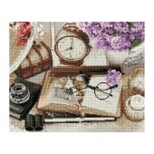 Алмазная мозаика ТРИ СОВЫ "Фотоальбом", 40*50см, холст, картонная коробка с пластиковой ручкой Алмазная мозаика ТРИ СОВЫ "Фотоальбом", 40*50см, холст, картонная коробка с пластиковой ручкой