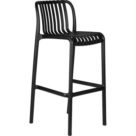 Стул барный LO_DOBRIN CHLOE BAR LMZL-PP777_P-B-03 черный