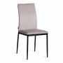 Стул Капри/Capri (мод.BC565-DC) металл, флок, 43х53х92см, светло-серый HLR14/черный