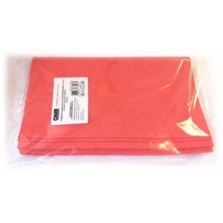Салфетка хозяйственная микрополимер PVA/PU 35х40 310 г/м2 красный 5 шт/уп Салфетка хозяйственная микрополимер PVA/PU 35х40 310 г/м2 красный 5 шт/уп