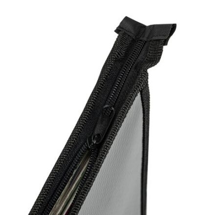 Папка для тетрадей ЮНЛАНДИЯ А4, 1 отделение, картон/пластик, конгрев, на молнии, "Duck tales", 272134