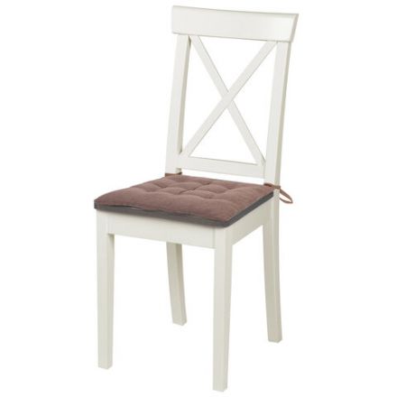 Подушка на стул "РОГОЖКА", 40x40 см, полиэстер, коричневая, PRIMILA (ПРИМИЛА) LUX, 700501