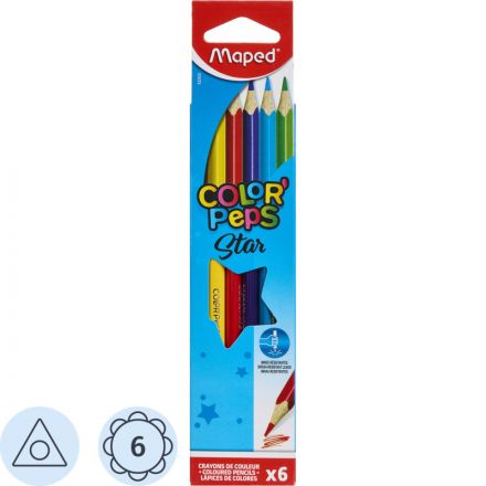 Карандаши цветные Maped COLOR'PEPS 6 цв.