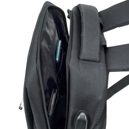 Рюкзак BRAUBERG FUNCTIONAL с отделением для ноутбука, USB-порт, багажная лента, "Firm", 43x30x15 см, 272576