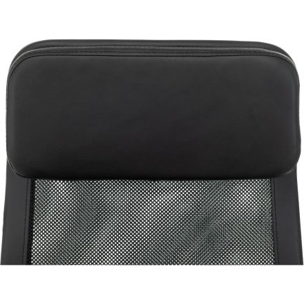 Кресло VB_EChair-651 TPU кожзам черный, сетка черая,металл Кресло VB_EChair-651 TPU кожзам черный, сетка черая,металл