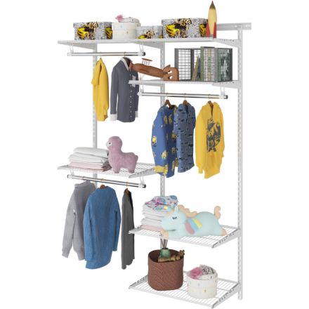 Комплект гардеробной cистемы ПРАКТИК Home Basic G60S белая