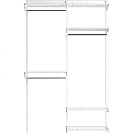 Комплект гардеробной cистемы ПРАКТИК Home Basic G60S белая