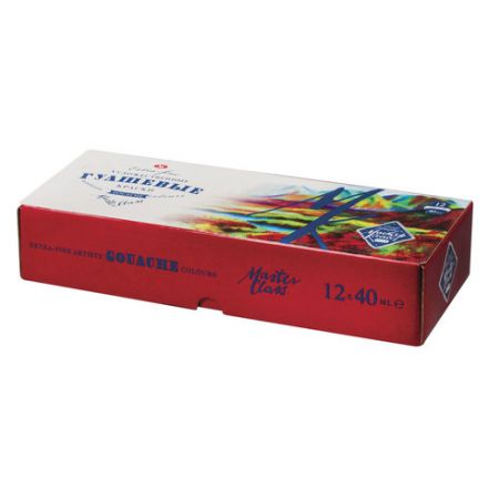 Гуашь художественная "Мастер-класс", 12 цветов по 40 мл, Невская Палитра, 1741010 Гуашь художественная "Мастер-класс", 12 цветов по 40 мл, Невская Палитра, 1741010