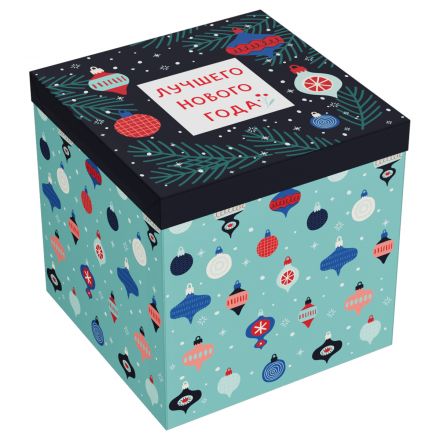 Коробка складная подарочная MESHU "Моменты счастья", (28*28*28см) Коробка складная подарочная MESHU "Моменты счастья", (28*28*28см)