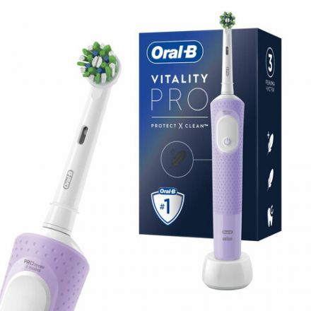 Зубная щетка электрическая ORAL-B (Орал-би) Vitality Pro, ЛИЛОВАЯ, 1 насадка, 80367617 Зубная щетка электрическая ORAL-B (Орал-би) Vitality Pro, ЛИЛОВАЯ, 1 насадка, 80367617