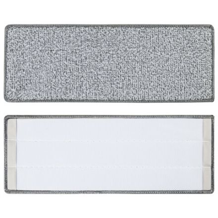 Швабра с отжимом и ведром 11л/9л, двухкамерное, ProClean, насадка из микрофибры карманы с 2-х сторон, белый, LAIMA, 607979