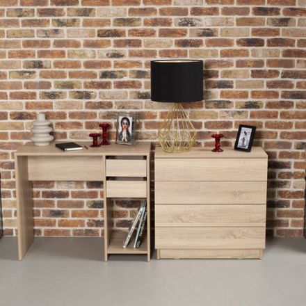 Комод BRABIX "Scandi CM-001", 750х330х730 мм, 4 ящика, ЛДСП, дуб сонома, 641901, ЦБ013659 -2 Комод BRABIX "Scandi CM-001", 750х330х730 мм, 4 ящика, ЛДСП, дуб сонома, 641901, ЦБ013659 -2