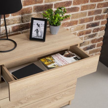 Комод BRABIX "Scandi CM-001", 750х330х730 мм, 4 ящика, ЛДСП, дуб сонома, 641901, ЦБ013659 -2 Комод BRABIX "Scandi CM-001", 750х330х730 мм, 4 ящика, ЛДСП, дуб сонома, 641901, ЦБ013659 -2