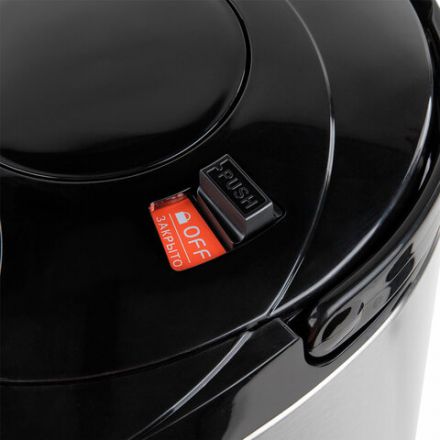 Термопот SONNEN TP-60, 6 л, 900 Вт, 1 температурный режим, 3 режима подачи воды, сталь, черный/серебро, 456713 Термопот SONNEN TP-60, 6 л, 900 Вт, 1 температурный режим, 3 режима подачи воды, сталь, черный/серебро, 456713