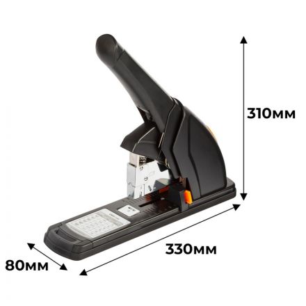 Степлер мощный Deli Effortless N23/6-23/17 до 120 лис,картон. уп.,ассорти Степлер мощный Deli Effortless N23/6-23/17 до 120 лис,картон. уп.,ассорти