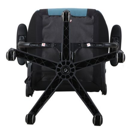 Кресло компьютерное BRABIX "GT Racer GM-100", две подушки, ткань, черное/голубое, 531818 Кресло компьютерное BRABIX "GT Racer GM-100", две подушки, ткань, черное/голубое, 531818