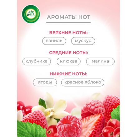 Освежитель воздуха Air Wick Pure в аэрУп Счастье в кажНоте ЯгодБурбонваниль Освежитель воздуха Air Wick Pure в аэрУп Счастье в кажНоте ЯгодБурбонваниль