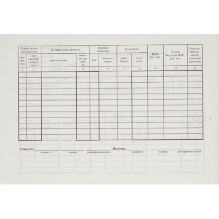 Бланк Требование-накладная форма М-11 офсет А5 (135x195 мм, 100 листов, в термоусадочной пленке) Бланк Требование-накладная форма М-11 офсет А5 (135x195 мм, 100 листов, в термоусадочной пленке)