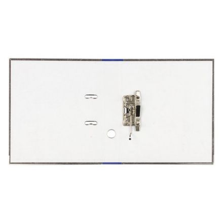 Папка-регистратор ОФИСМАГ, фактура стандарт, с мраморным покрытием, 50 мм, синий корешок, 225586