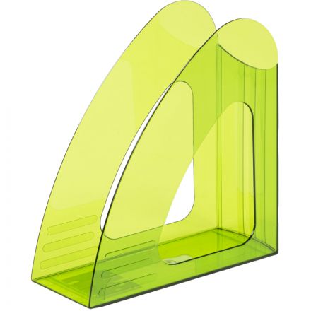 Вертикальный накопитель Attache пластиковый зеленый ширина 90 мм