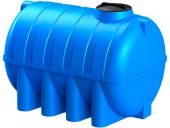 Емкость 2 500л. горизонтальная, с крышкой цв. синий