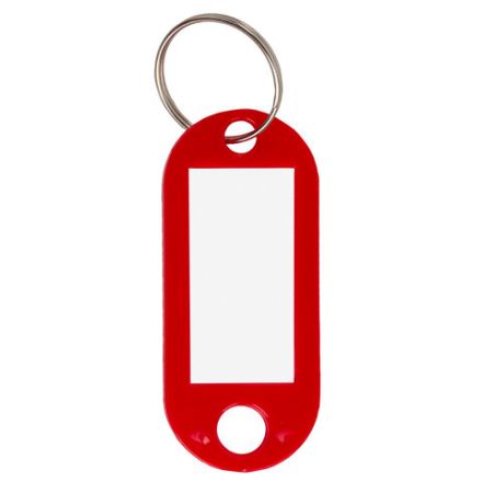 Бирки для ключей КОМПЛЕКТ 20 ШТ., длина 50 мм, инфо-окно 30х15 мм, АССОРТИ, STAFF, 237487