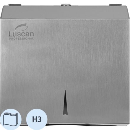 Диспенсер для полотенец лист Luscan Professional Vслож металл