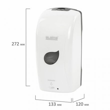 Дозатор для жидкого мыла LAIMA PROFESSIONAL ECO, НАЛИВНОЙ, СЕНСОРНЫЙ, 1,3 л, белый, 607329 Дозатор для жидкого мыла LAIMA PROFESSIONAL ECO, НАЛИВНОЙ, СЕНСОРНЫЙ, 1,3 л, белый, 607329