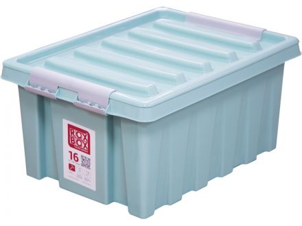 Ящик 415х300х190 с крышкой  мятный