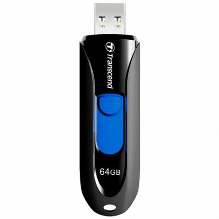 Флеш-диск 64 GB TRANSCEND JetFlash 790, USB 3.1, черный, TS64GJF790K Флеш-диск 64 GB TRANSCEND JetFlash 790, USB 3.1, черный, TS64GJF790K