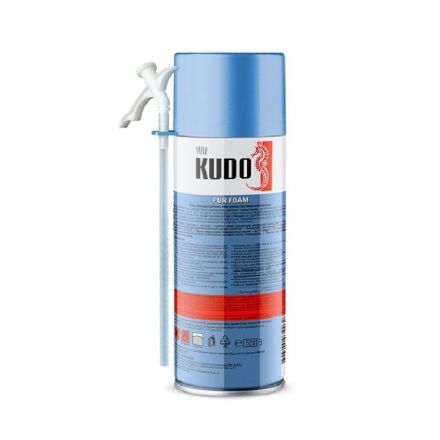 Пена монтажная бытовая Kudo Home 15+, всесезонная, 520 мл 204089
