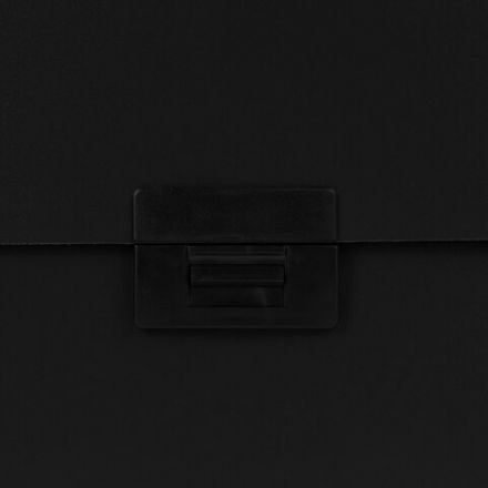 Портфель пластиковый STAFF А4 (330х235х36 мм), 7 отделений, индексные ярлыки, черный, 229243