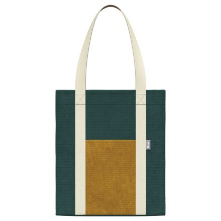 Сумка-шоппер Först "Grass" 40*35*8см, 1 отделение, 1 карман, вельветовая на кнопке Сумка-шоппер Först "Grass" 40*35*8см, 1 отделение, 1 карман, вельветовая на кнопке