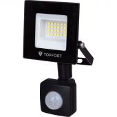Прожектор светодиодный TOPFORT LED FL MS 20W 6500K 1700Л c датчик. движения Прожектор светодиодный TOPFORT LED FL MS 20W 6500K 1700Л c датчик. движения