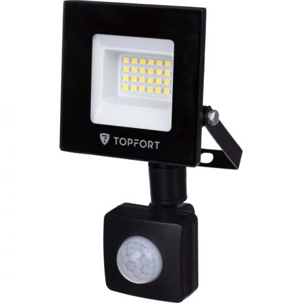 Прожектор светодиодный TOPFORT LED FL MS 20W 6500K 1700Л c датчик. движения Прожектор светодиодный TOPFORT LED FL MS 20W 6500K 1700Л c датчик. движения