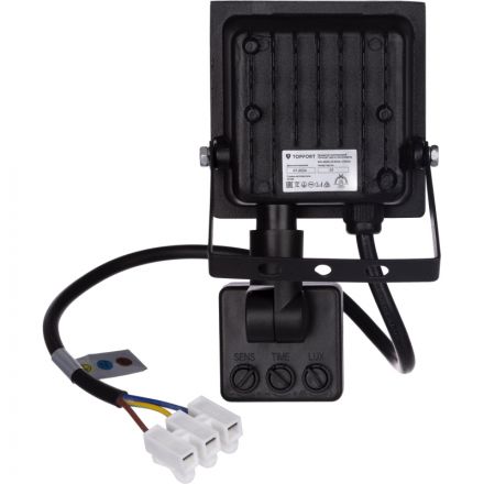 Прожектор светодиодный TOPFORT LED FL MS 20W 6500K 1700Л c датчик. движения Прожектор светодиодный TOPFORT LED FL MS 20W 6500K 1700Л c датчик. движения