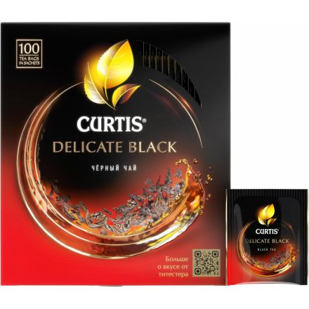 Чай Curtis черный Delicate Black,мелкий лист, 100шт/уп