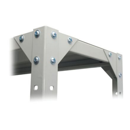 Стеллаж металлический "УНИВЕРСАЛ", 2000х1000х600 мм, УСИЛЕННЫЕ СТОЙКИ, 5 полок, регулируемые опоры, 290243