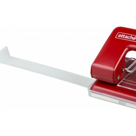 Дырокол Attache 6304 до 12 листов красный с линейкой Дырокол Attache 6304 до 12 листов красный с линейкой