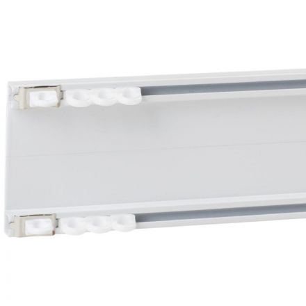 Карниз ARX_профильный алюминиевый Facile twin 200 см белый