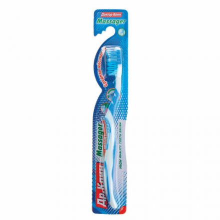 Зубная щетка DR.CLEAN "Massager" (Доктор Клин, Массажер), средняя, YGIR-164