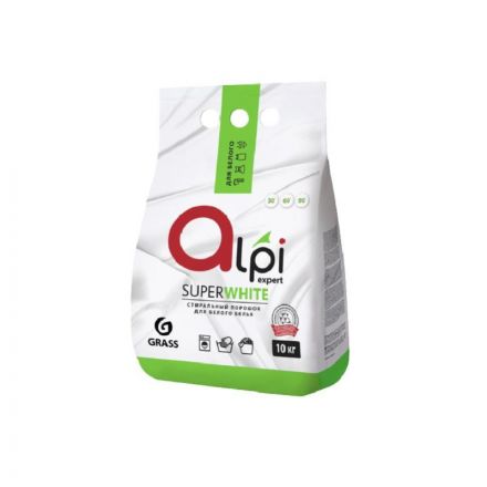 Профхим д/стирки порошок д/белого белья Grass/Alpi Expert SuperWhitе, 10кг