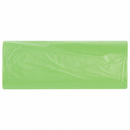 Мешки для мусора биоразлагаемые 30 л зеленые в рулоне 20 шт. прочные, ПНД 10 мкм, 50х60 см, LAIMA, 601400