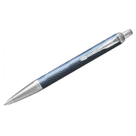 Ручка шариковая Parker "IM Premium Blue Grey CT" синяя, 1,0мм, подарочная упаковка Ручка шариковая Parker "IM Premium Blue Grey CT" синяя, 1,0мм, подарочная упаковка