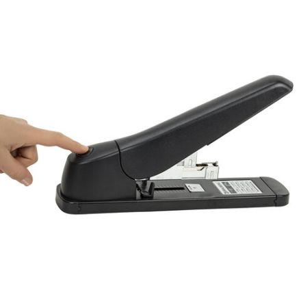 Степлер МОЩНЫЙ №24/6-23/13 BRAUBERG "Heavy duty MX", до 80 листов, черный, 222563