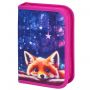 Пенал BRAUBERG, 1 отделение, 2 откидные планки, полиэстер, 21х14 см, Cute fox, 272318 Пенал BRAUBERG, 1 отделение, 2 откидные планки, полиэстер, 21х14 см, Cute fox, 272318