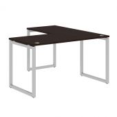 Стол угловой XQCT 1415 Легно темный/Алюминий 1400х1500х750 Стол угловой XQCT 1415 Легно темный/Алюминий 1400х1500х750