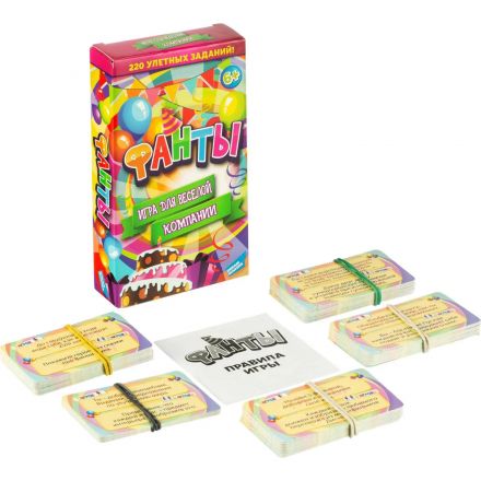 Игра детская настольная Фанты. New, 2106C Игра детская настольная Фанты. New, 2106C