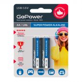 Батарейка GoPower LR6 AA 2шт/бл Alkaline 1.5V (2/24/480) Батарейка GoPower LR6 AA 2шт/бл Alkaline 1.5V (2/24/480)